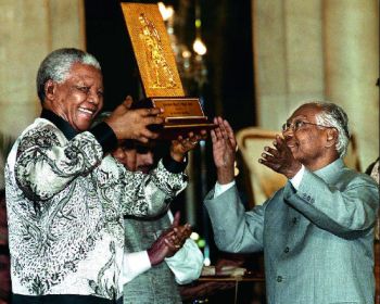 Gandhi Peace Prize Nelson Mandela